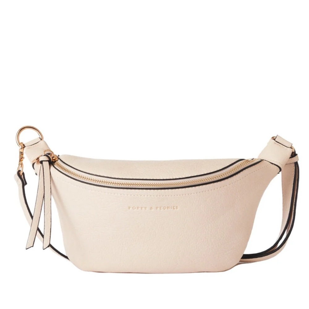 Poppy & Peonies The Sidekick Bag in Cream